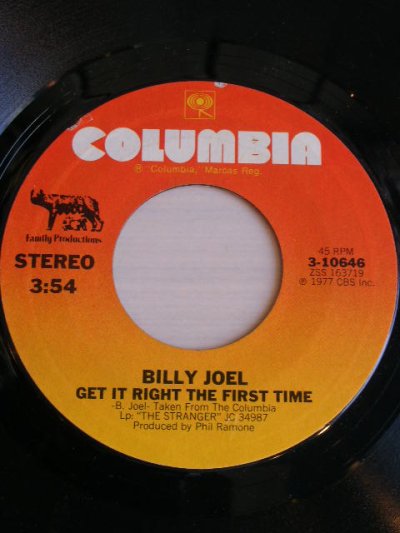 画像1: BILLY JOEL♪JUST THE WAY YOU ARE♪