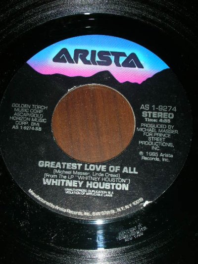 画像1: WHITNEY HOUSTON♪GREATEST LOVE OF ALL♪