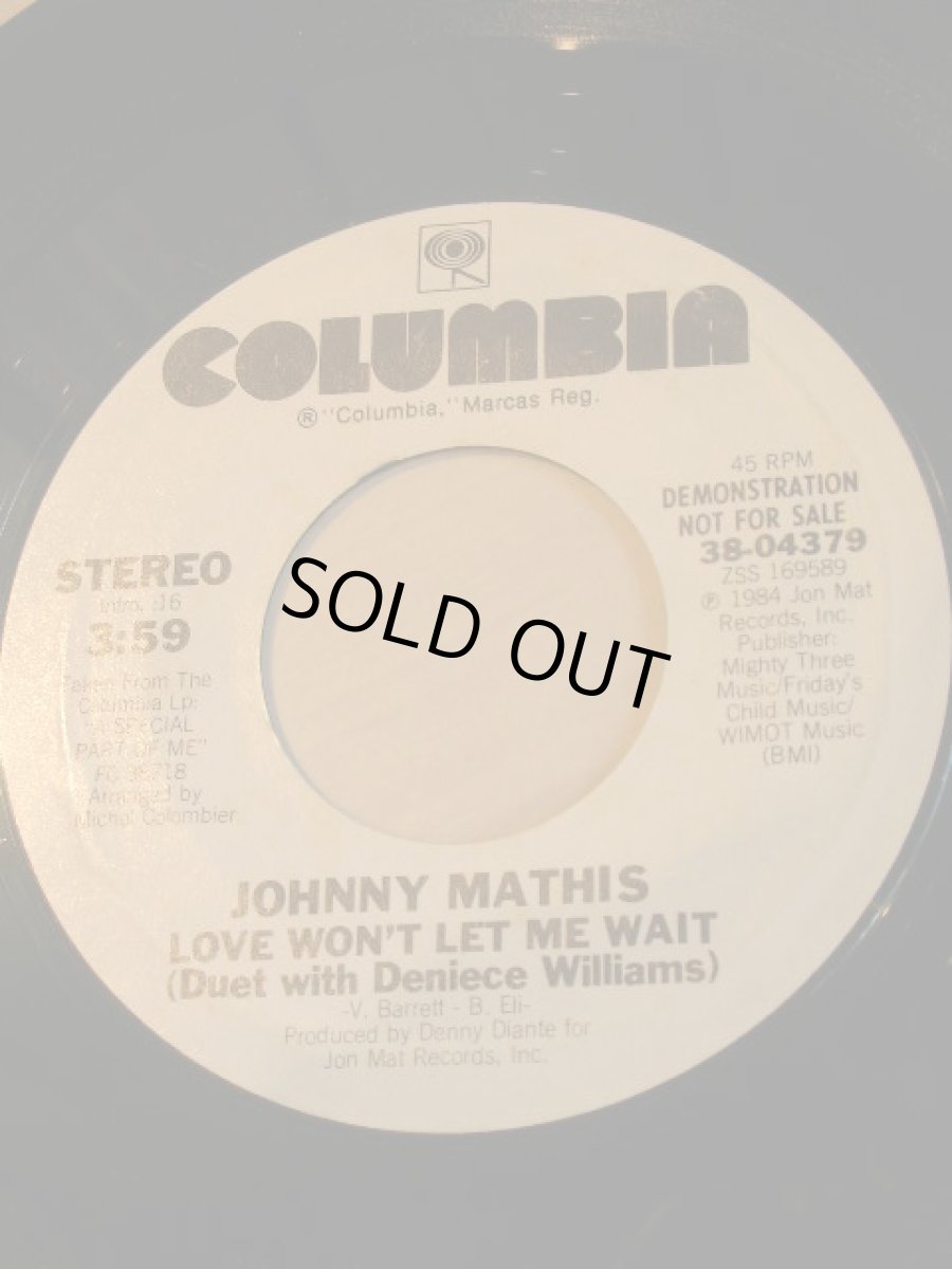 画像1: JOHNNY MATHIS & DENIECE WILLIAMS♪LOVE WON'T LET ME WAIT♪ (1)