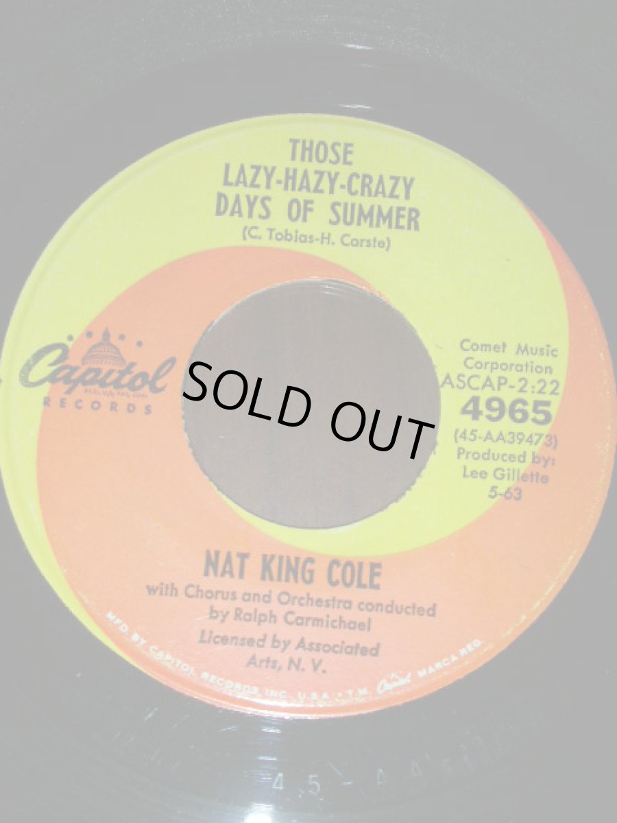 画像1: NAT KING COLE♪THOSE LAZY HAZY CRAZY DAYS OF SUMMER♪ (1)