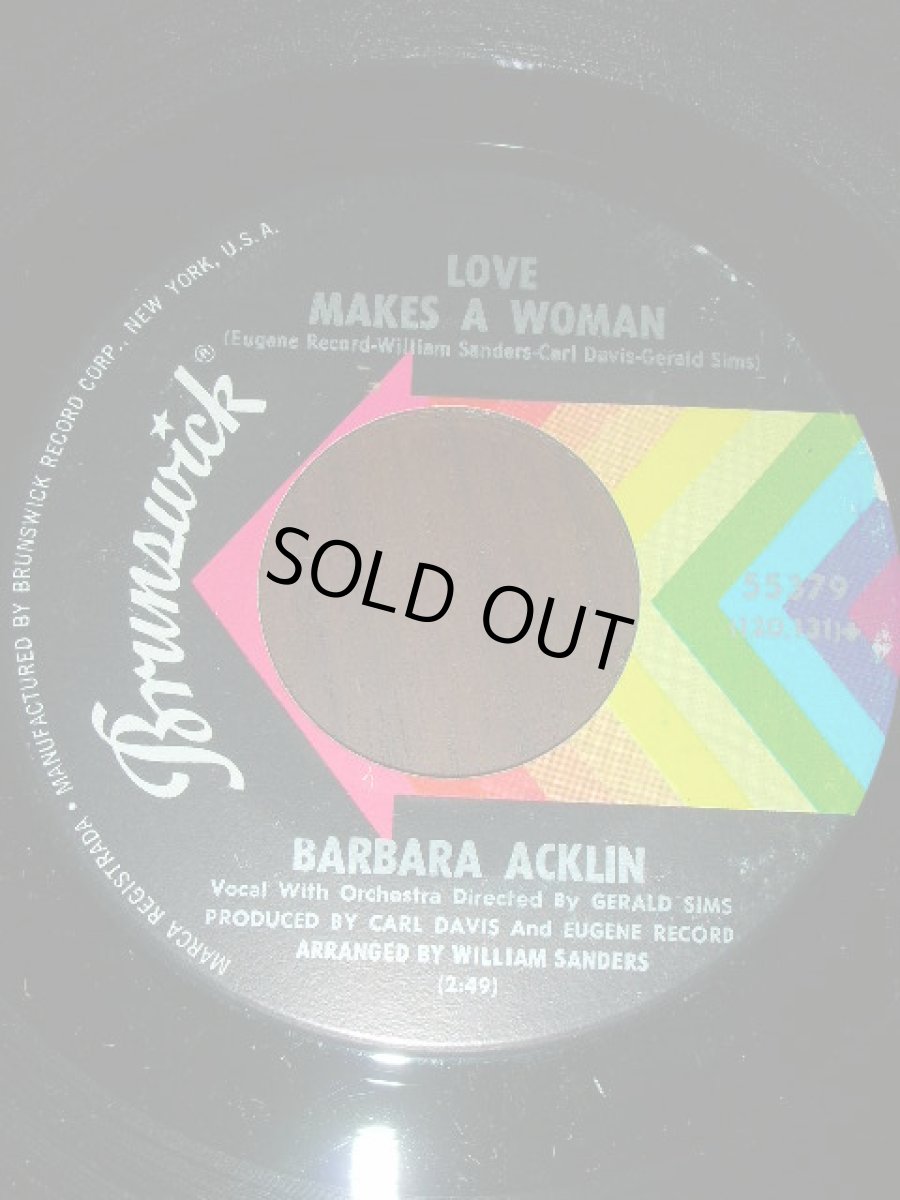 画像1: BARBARA ACKLIN♪LOVE MAKES A WOMAN♪ (1)