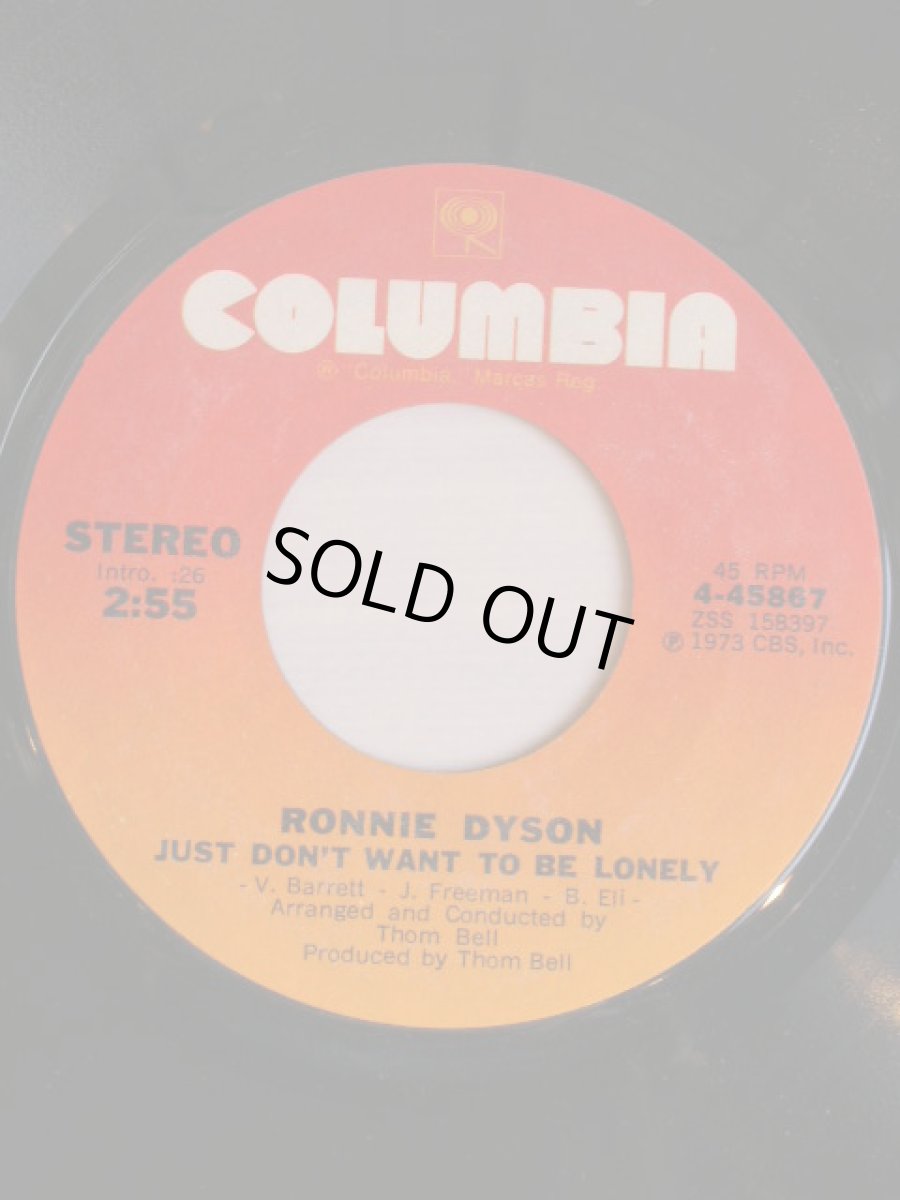 画像1: RONNIE DYSON♪JUST DON'T WANT TO BE LONELY♪ (1)