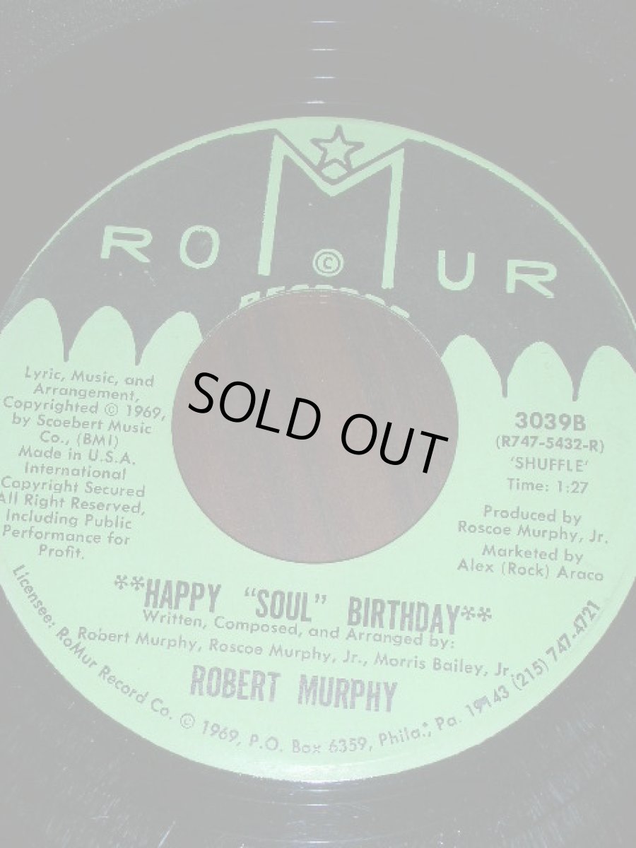 画像2: ROBERT MURPHY♪HAPPY SOUL BIRTHDAY♪ (2)