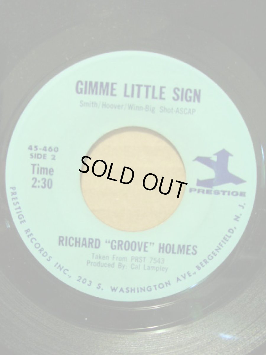 画像1: RICHARD GROOVE HOLMES♪GIMME LITTLE SIGN♪ (1)