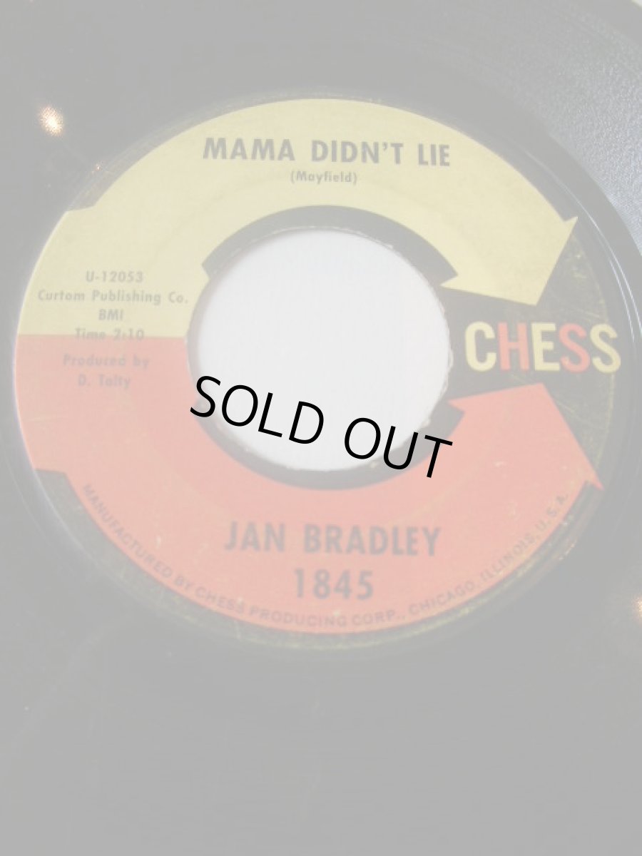 画像1: JAN BRADLEY♪MAMA DIDN'T LIE♪ (1)