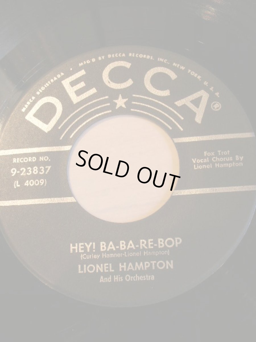 画像1: LIONEL HAMPTON♪HEY BA-BA-RE-BOP♪ (1)