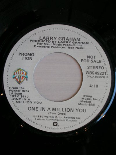 画像1: LARRY GRAHAM♪ONE IN A MILLION YOU♪