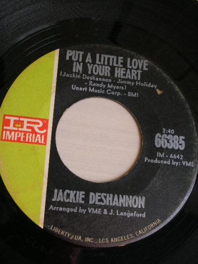 画像1: JACKIE DESHANNON♪PUT A LITTLE LOVE IN YOUR HEART♪