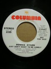 画像1: RONNIE DYSON♪JUST DON'T WANT TO BE LONELY♪ (1)