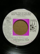 画像1: CONTINENTAL FOUR♪LOVING YOU (IS THE NEXT BEST THING TO HEAVEN)♪ (1)