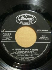 画像1: BROOK BENTON♪A HOUSE IS NOT A HOME♪ (1)