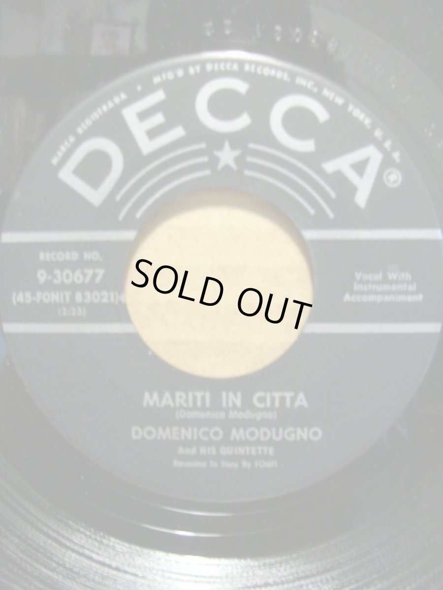 画像2: DOMENICO MODUGNO♪NEL BLU DIPINTO DI BLU (VOLARE)♪ (2)