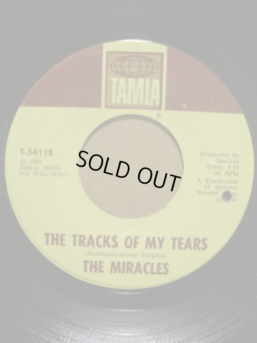 画像1: SMOKEY ROBINSON & THE MIRACLES♪THE TRACKS OF MY TEARS♪ (1)