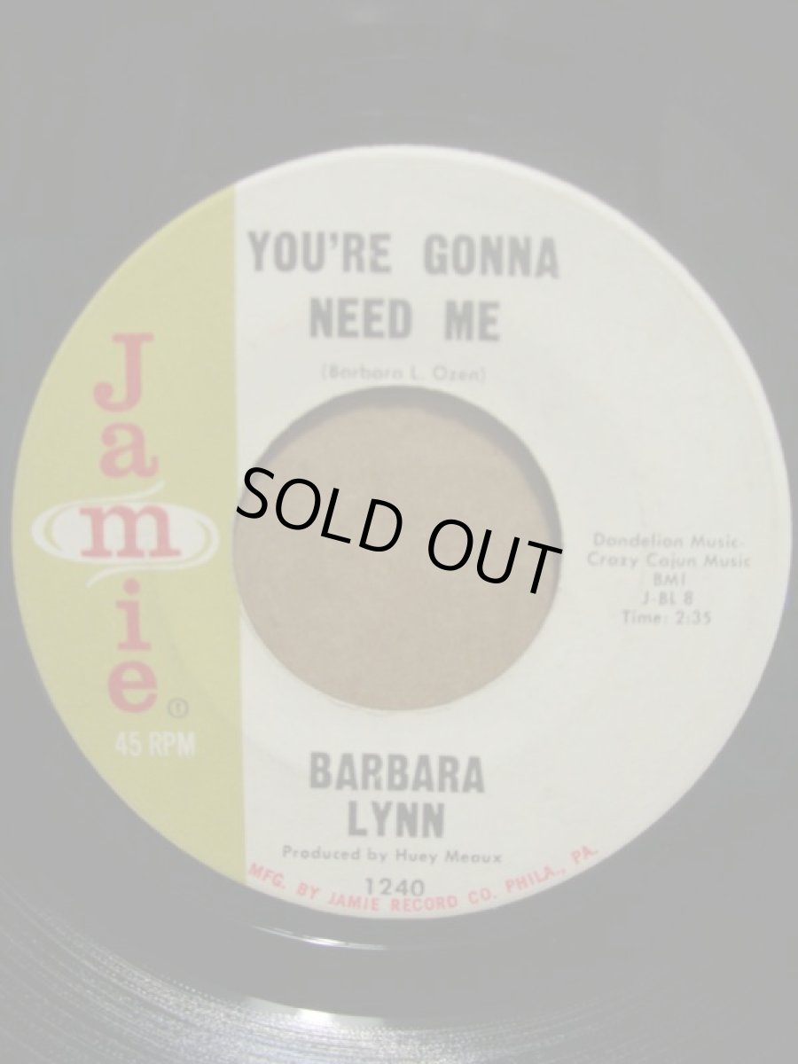 画像1: BARBARA LYNN♪YOU'RE GONNA NEED ME♪ (1)