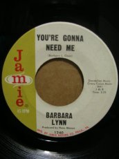 画像1: BARBARA LYNN♪YOU'RE GONNA NEED ME♪ (1)