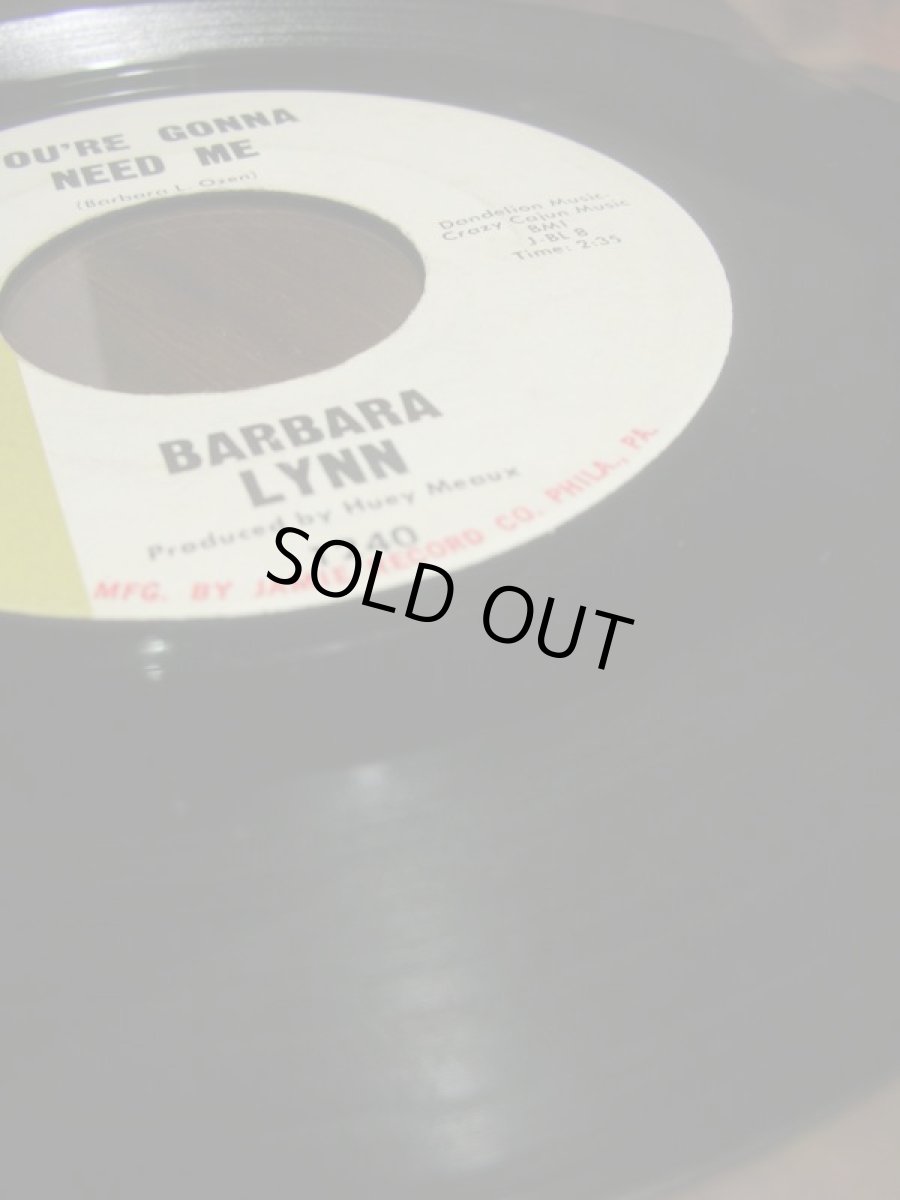 画像3: BARBARA LYNN♪YOU'RE GONNA NEED ME♪ (3)
