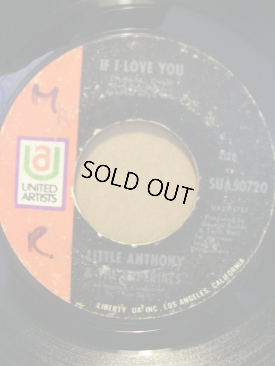 画像1: LITTLE ANTHONY & IMPERIALS♪IF I LOVE YOU♪ (1)