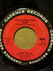 画像1: LENNY WELCH ♪CONGRATULATONS BABY ♪ (1)