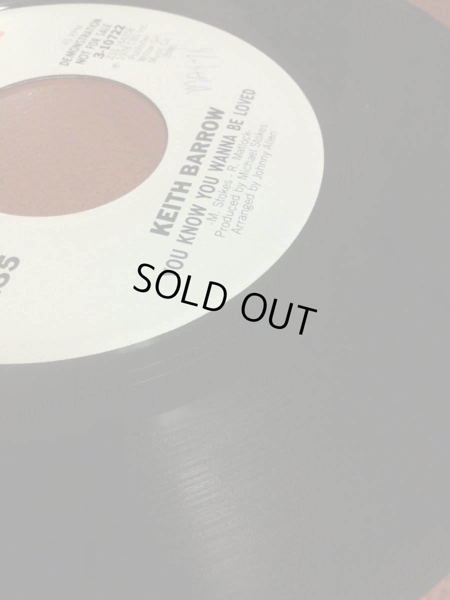 画像3: KEITH BARROW♪YOU KNOW YOU WANNA BE LOVED♪ (3)