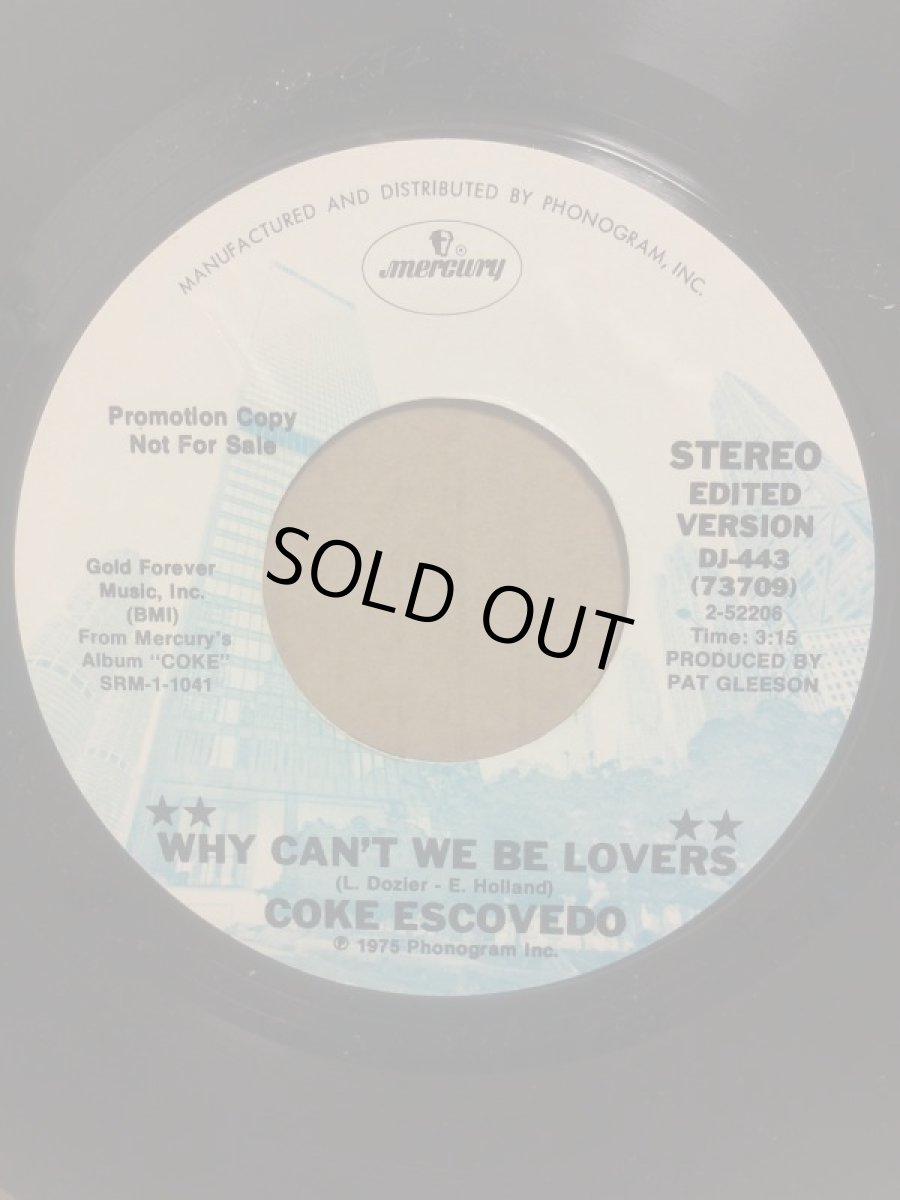 画像1: COKE ESCOVEDO♪WHY CAN'T WE BE LOVERS♪ (1)