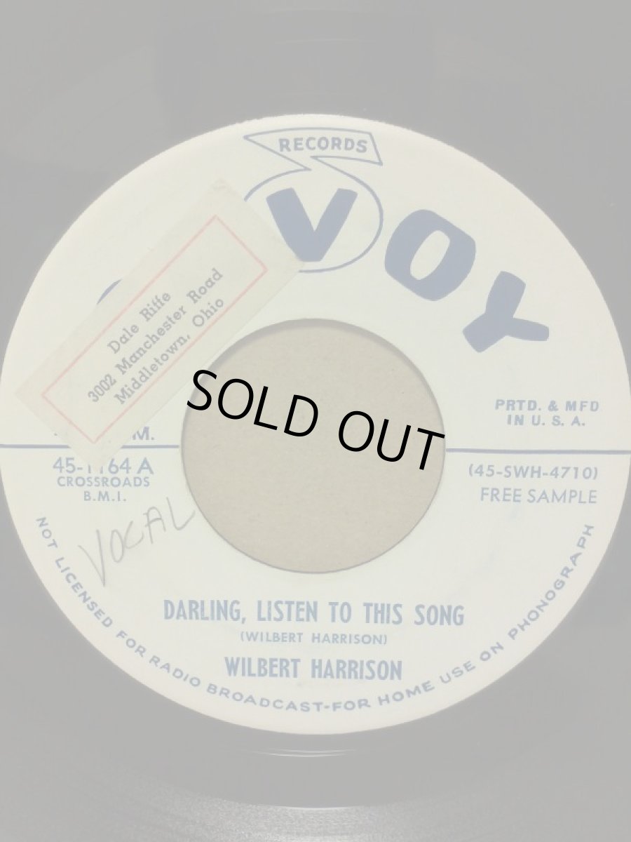 画像1: WILBERT HARRISON♪DARLING LISTEN TO THIS SONG♪ (1)