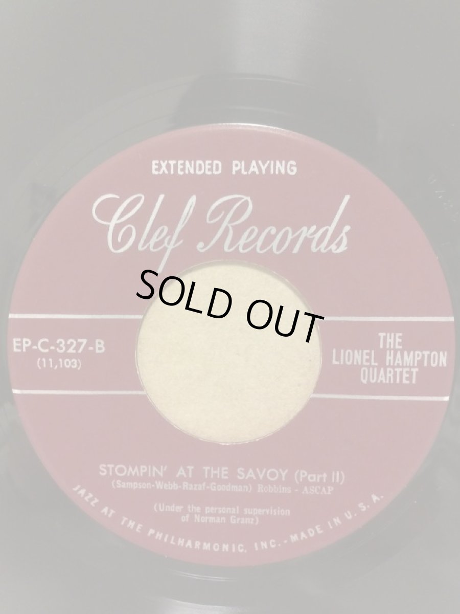 画像3: LIONEL HAMPTON QUARTET♪STOMPIN' AT THE SAVOY PT1♪ (3)