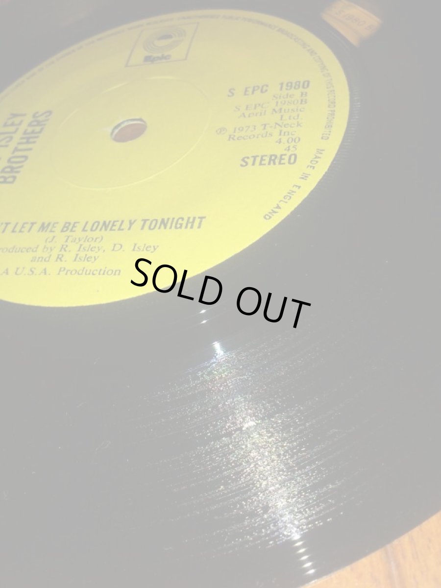 画像3: ISLEY BROTHERS♪DON'T LET ME BE LONELY TONIGHT♪ (3)