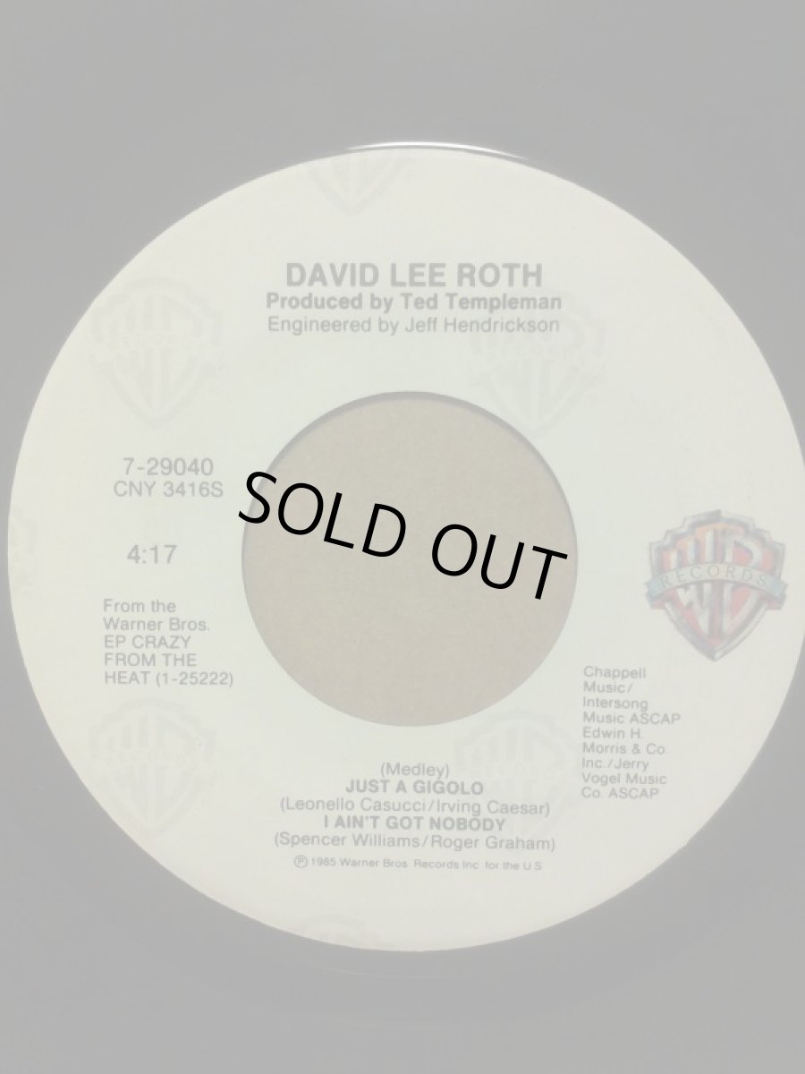 画像2: DAVID LEE ROTH♪JUST A GIGOLO/I AIN'T GOT NOBODY♪ (2)