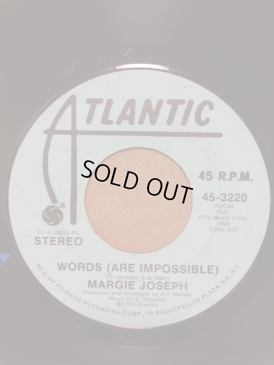 画像1: MARGIE JOSEPH♪WORDS (ARE IMPOSSIBLE)♪ (1)