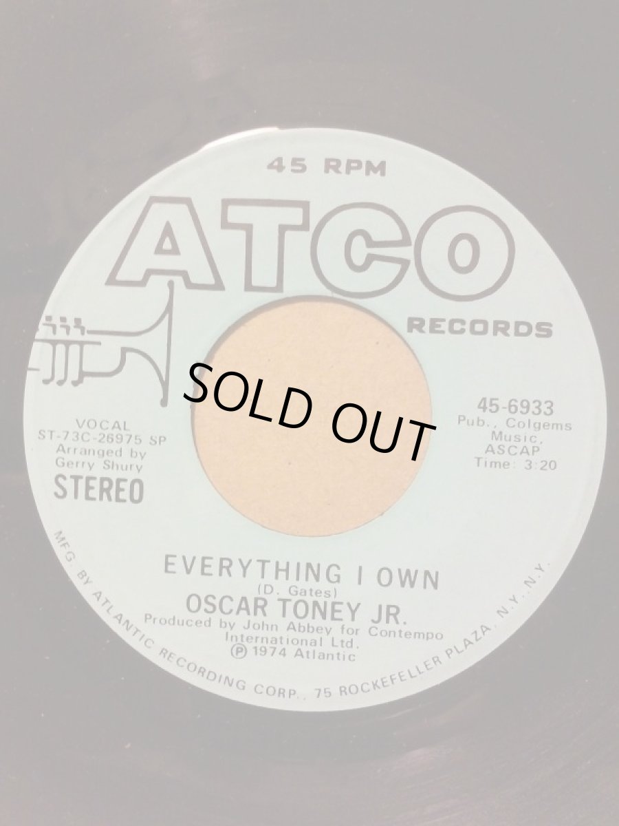 画像1: OSCAR TONEY JR♪EVERYTHING I OWN♪ (1)