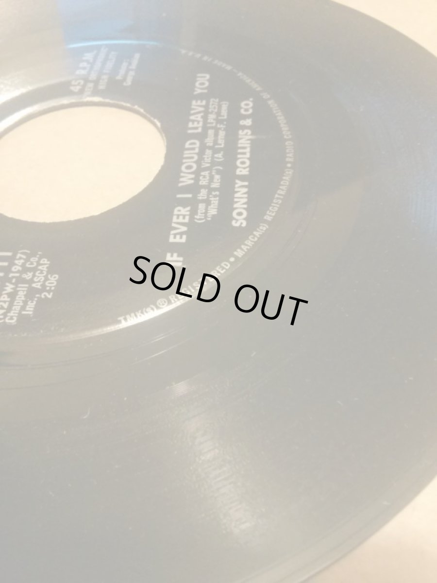 画像3: SONNY ROLLINS♪IF EVER I WOULD LEAVE YOU♪ (3)