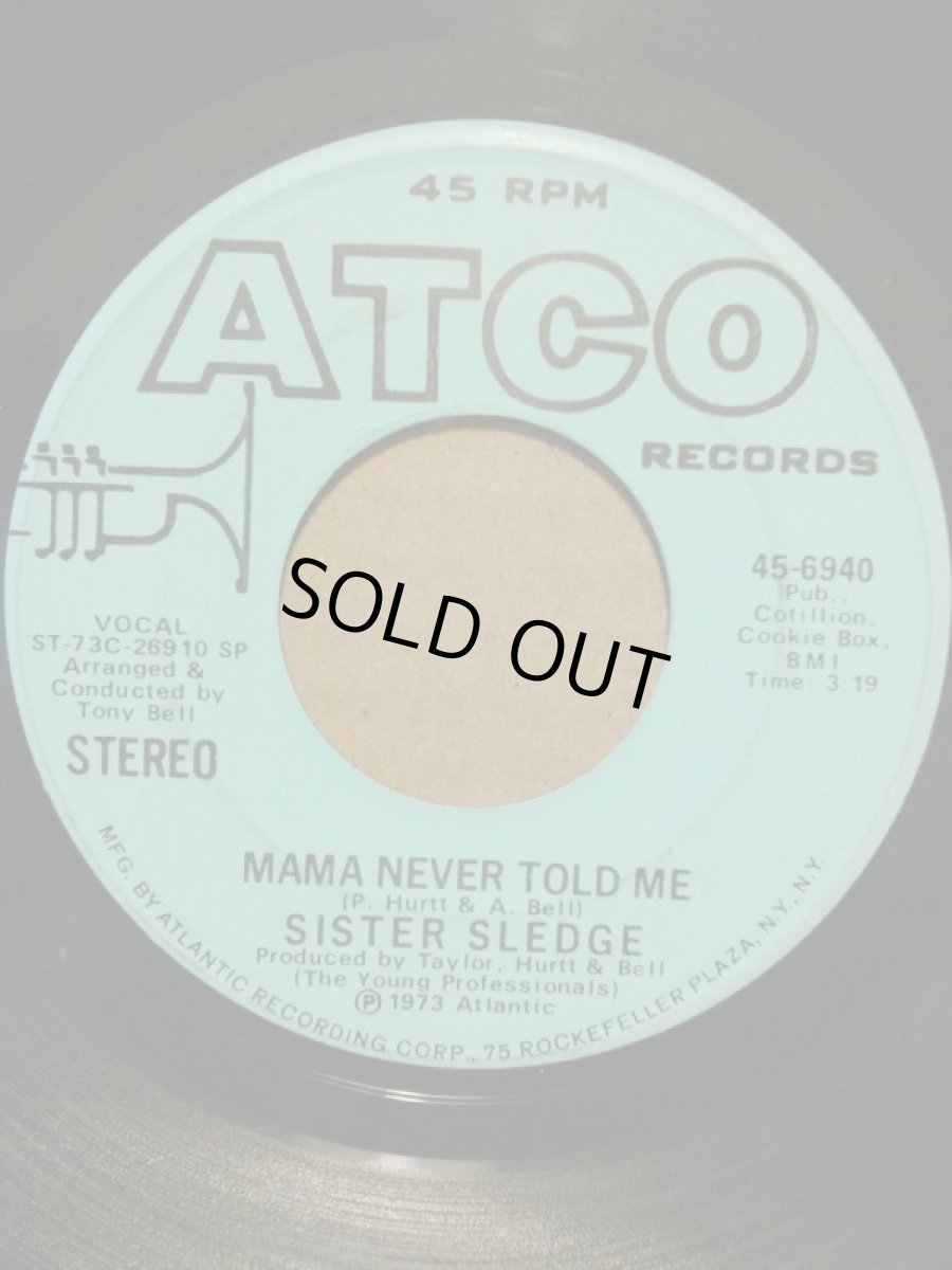 画像1: SISTER SLEDGE♪MAMA NEVER TOLD ME♪ (1)