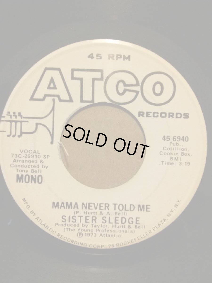 画像2: SISTER SLEDGE♪MAMA NEVER TOLD ME♪ (2)