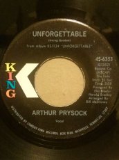 画像1: ARTHUR PRYSOCK ♪UNFORGETTABLE♪ (1)