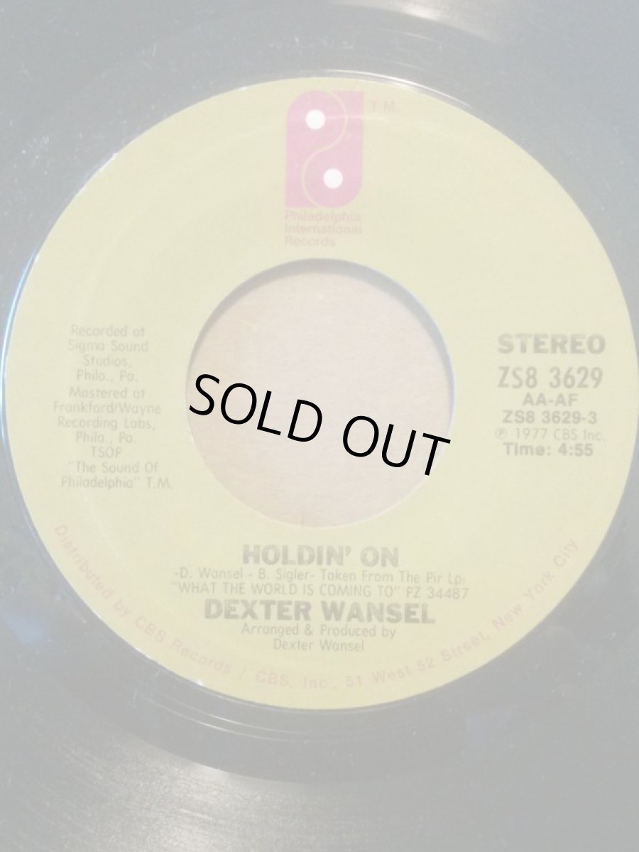 画像1: DEXTER WANSEL ♪HOLDIN' ON♪ (1)