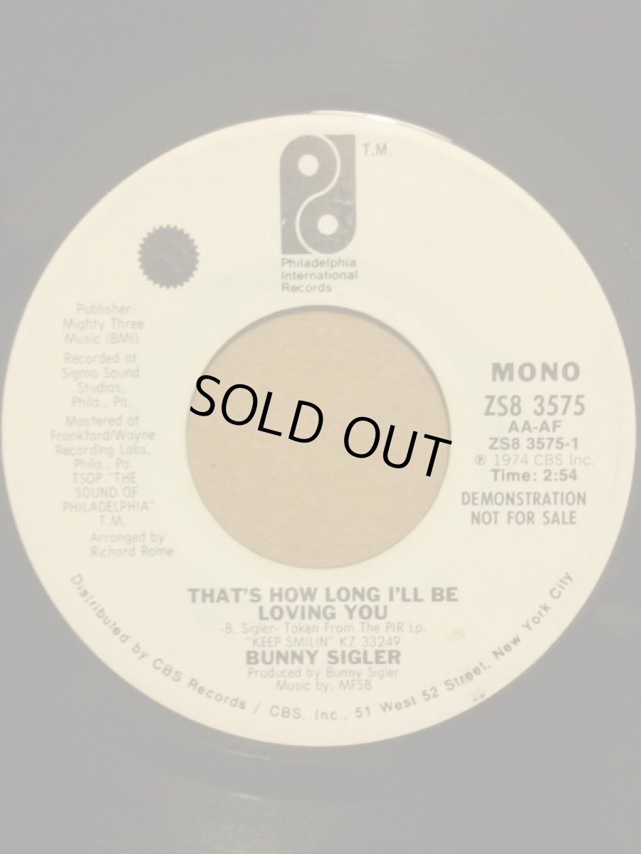 画像2: BUNNY SIGLER ♪THAT'S HOW LONG I'LL BE LOVING YOU♪ (2)