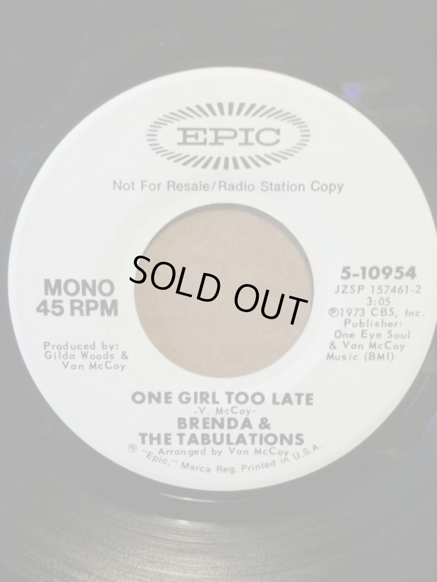 画像2: BRENDA & THE TABULATIONS ♪ONE GIRL TOO LATE♪ (2)