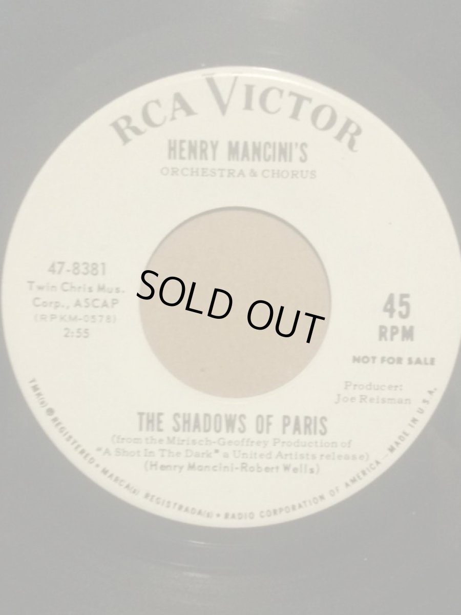 画像2: HENRY MANCINI ♪A SHOT IN THE DARK♪ (2)