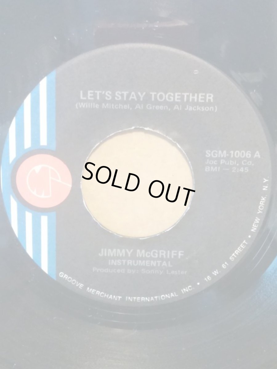 画像1: JIMMY MCGRIFF ♪LET'S STAY TOGETHER♪ (1)