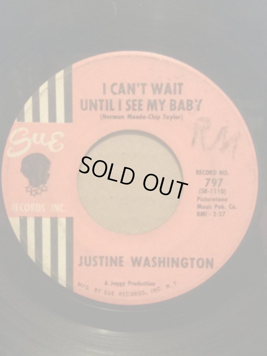 画像1: JUSTINE WASHINGTON  ♪I CAN'T WAIT UNTIL I SEE MY BABY♪ (1)