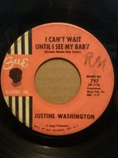 画像1: JUSTINE WASHINGTON  ♪I CAN'T WAIT UNTIL I SEE MY BABY♪ (1)
