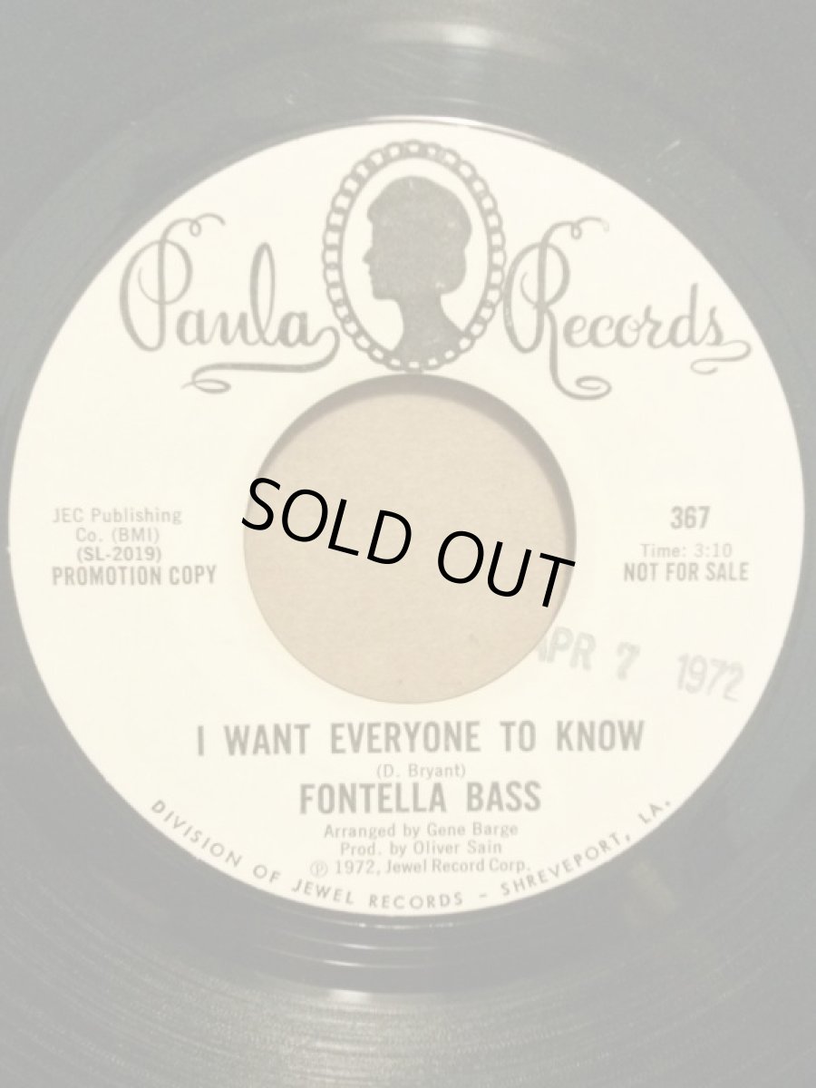 画像2: FONTELLA BASS ♪ I NEED TO BE LOVED♪ (2)