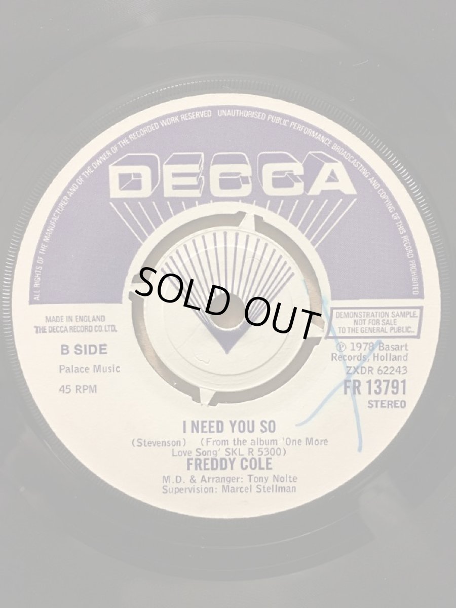 画像2: FREDDY COLE   ♪ ISN’T SHE LOVELY ♪ (2)