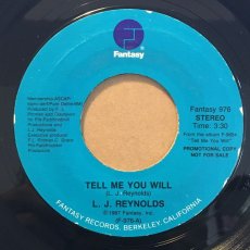 画像1: L.J. REYNOLDS ♪ TELL ME YOU WILL ♪ (1)