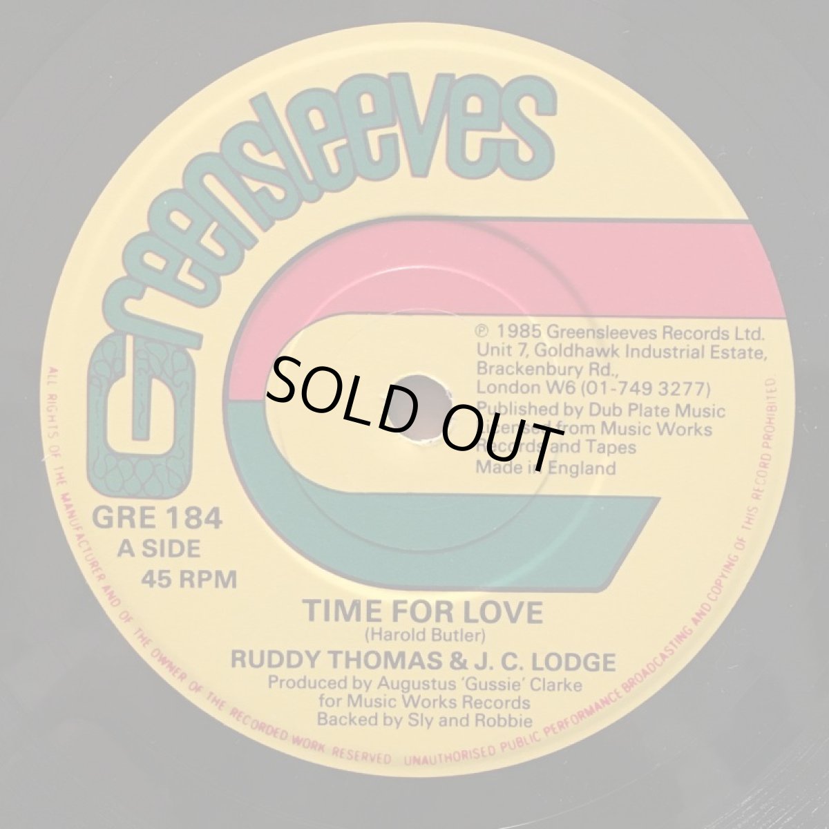 画像1: RUDDY THOMAS & JC LODGE ♪ TIME FOR LOVE ♪ (1)