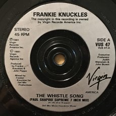 画像1: FRANKIE KNUCKLES ♪ WHISTLE SONG (Paul Shapiro Supreme 7 Inch Mix) ♪ (1)