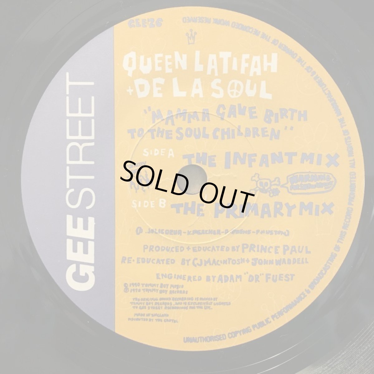 画像2: QUEEN LATIFAH & DE LA SOUL  ♪ MAMA GAVE BIRTH TO THE SOUL CHILDREN [INFANT MIX] ♪ (2)