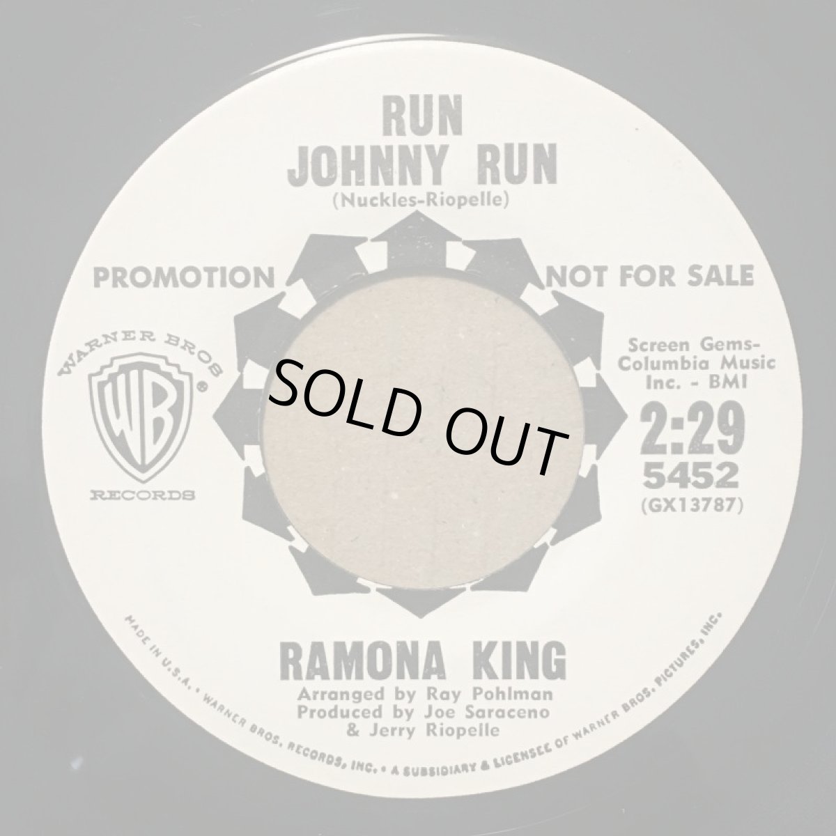 画像1: RAMONA KING ♪ RUN JOHNNY RUN ♪ (1)