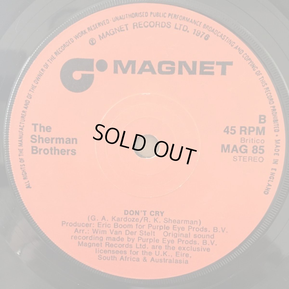 画像2: THE SHERMAN BROTHERS ♪ I'M STONED IN LOVE WITH YOU ♪ (2)