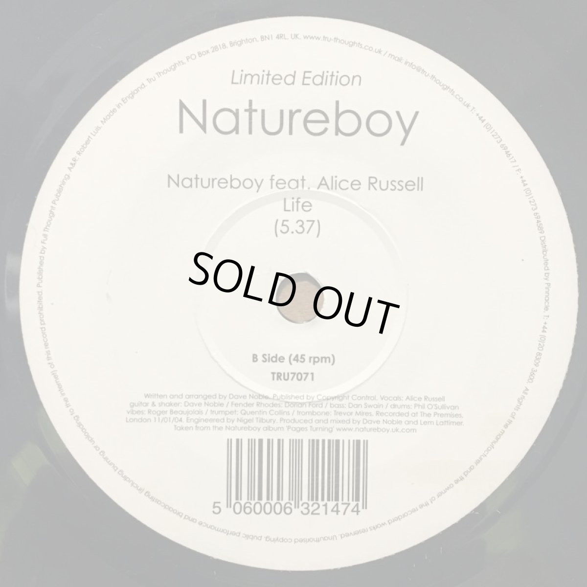 画像2: ALICE RUSSEL ♪ SWEET IS THE AIR (feat. NATUREBOY) ♪ (2)